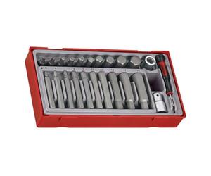 Teng TTHEX23 Coffret d'embouts hexagonaux de 23 pièces