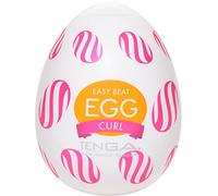 Tenga Masturbateur Egg Curl – à usage unique, 6,5 cm