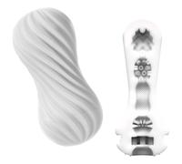 TENGA Flex - masturbateur homme - texture spirale - blanc
