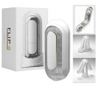 TENGA Flip Zero - masturbateur vibrant homme - blanc