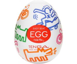 Tenga Keith Haring Egg Street masturbateur à usage unique 7 cm