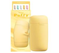 TENGA Puffy Custard Yellow - Masturbateur ultra-doux pour lui - Sex Toy réutilisable pour hommes en silicone Soft Touch doux comme un oreiller