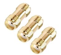 TengKo Adaptateur Coaxial RF Connecteur SMA Femelle à Femelle (3-Pack)