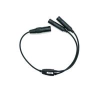 TengKo Adaptateur de casque Airbus GA double prise vers Airbus 5 broches XLR câble aviation casque Airbus accessoires de câble d'écouteurs