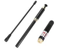 TengKo AL-800 Dual Band Antenne Extensible Longue Portée Antenne VHF/UHF SMA Mâle Antenne Démontable pour Retevis RT1/RT2/RT3 Wouxun Bidirectionnelle Radio Walkie Talkies