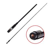 TengKo RH-660S Antenne Télescopique à Gain élevé Antenne Télescopique Double Bande VHF UHF 144/430 MHz pour Antenne Radio Bidirectionnelle