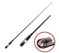 TengKo RH-660S SMA Antenne télescopique à Haute Croix Femelle 144 / 430MHz Double Bande SMA-F pour Kenwood Baofeng Puxing Walkie Talkies