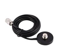 TengKo SO239 Base Magnétique de Montage UHF PL-259 Câble d'antenne Toit ou Coffre pour radios Mobiles Connecteur PL259 pour Kenwood Vertex Icom Mobile Radios