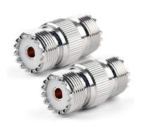 TengKo UHF Femelle à Femelle SO-239 SO239 Adaptateur RF Coaxial Coaxial Câble Adaptateur Connecteur pour Antenne Radio Mobile