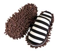 TENGMEIHUIO Chaussons de nettoyage multifonction à rayures chaussures de nettoyage amovibles couvre chaussures pour paresseux cadeau d'anniversaire ou de fête pour hommes et femmes