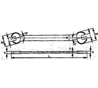 Tengtools 101700300 Clé Plate 10X11 621011