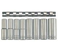 Tengtools 101710101 Juego De Vasos Hexagonales Largos 1/2" M1208-6 8 Pzas