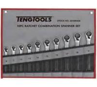 Tengtools 6510RMM Lot de 10 clés combinées avec cliquet réversibles