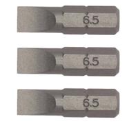Tengtools - Embouts plats de 25 mm avec verre 1/4" hex 1,2 x 6,5 mm