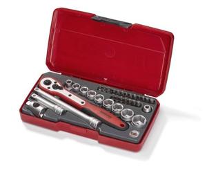 Tengtools T3834 Lot de 34 embouts et douilles 3/8"
