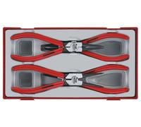 Tengtools TT474-7 Set de 4 pinces circlips - 265 x 142 x 50x10 - 40mm