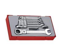 Jeu de cles mixtes- flex à racagnac TT1 tray 8-19mm 8 pièces Teng Tools TT6508RF