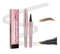 TENGWA 2 Pièces Microblading Crayon Sourcil Maquillage Longue Tenue Eyebrow Pencil Brun Clair Crayon Maquillage 3D Waterproof Nouvelle Mise à Jour 2025 Créez des Sourcils Naturels et Bien Définis