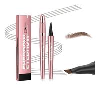 TENGWA 2 Pièces Microblading Crayon Sourcil Maquillage Longue Tenue Eyebrow Pencil Brun Foncé Crayon Maquillage 3D Waterproof Nouvelle Mise à Jour 2025 Créez des Sourcils Naturels et Bien Définis