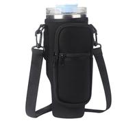 TENGWA Porte Bouteille Isotherme Convient pour Stanley 40 oz Noir Porte Gourde Sac à Dos Accessoires Stanley Cup Adapté à la Marche et à la Randonnée au Camping