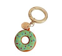 TENGWA Silicone Porte Cle Vert 3,5 * 10cm Coque Résistant aux Rayures et aux Chocs Compatible Tag Protection Lavable sans Danger pour Les Enfants Animaux Bagages Sacs