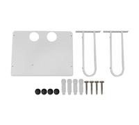 TengXiCLP Étagère Murale pour projecteur, étagère Flottante en Aluminium pour projecteur, boîtier TV, routeur, boîtier de câbles, Lecteur DVD avec Bords arrondis et Forte capacité de Charge (Blanche)