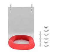 TengXiCLP Miroir en Acier Inoxydable pour perroquets avec Support givré, Accessoire Durable pour Cage à Oiseaux destiné à la Pose et à l’Entretien du Bec, livré avec Le matériel de Montage