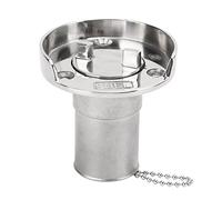 TengXiCLP Remplissage de Pont de Bateau de 1,5 po avec Bouchon, Bouchon de Remplissage de Carburant Marin pour Essence et, Plaque de Remplissage de Pont en Acier Inoxydable 316 avec j