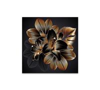 TengYuer Peinture Diamant Adulte, Lys Noirs Et Bruns Diamond Painting Complet DIY 5D Diamant Kit Enfants Diamant Strass Point de Croix Cristal Painting pour Murale Décoration 40x40cm