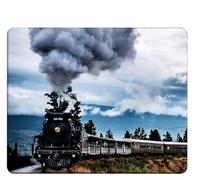 TengYuer Tapis de Souris de Jeu - 200x240x2mm - Petit Tapis de Souris antidérapant - Bords Cousus - Surface Spéciale Texturée - Améliore la Vitesse et la précision - Scène de Train