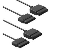 TENINYU Lot de 2 rallonges de câble d'extension pour manette PS2 1,8 m pour console de jeu PS2