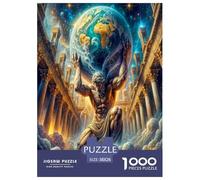 Tenir la Terre Puzzle De 1000 Pièces pour Adultes Et Enfants À Partir De 12 Ans Jeu De Patience Et De Réflexion Divertissement Créatif Cadeau Classiques Décoration De La Maison 38x26cm/1000pcs