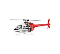 TENIREALX FLYWING Bell-206 V2 Hélicoptère RC 470 classe 6CH sans balais 3D Avion militaire H1-GPS Contrôle de vol Maintien d'altitude Retour une touche pour pilotes experts (mode RTF 2/contrôle à