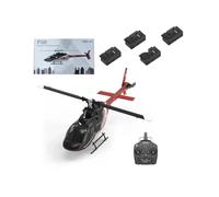 TENIREALX YUXIANG F08 Bell 206 RC Hélicoptère 1/27 6 axes Gyro 2,4 G 6 CH sans balais à entraînement direct Flybarless 6G/3D Stabilisé Positionnement du flux optique pour adultes et amateurs - RTF