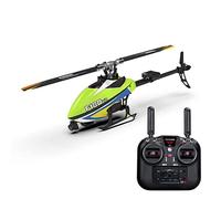 TENIREALX YUXIANG F180V2 Hélicoptère RC 2,4 GHz 6 canaux à entraînement direct double sans balais 6 axes Gyro Télécommande Hélicoptère 3D/6G Stunt Modes de vol Écran LCD RTF Jouet pour adultes