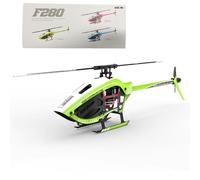 TENIREALX YUXIANG F280 Hélicoptère RC 2,4 GHz 6 canaux à entraînement direct sans balais avec modes de vol 3D/6G avec maintien d'altitude 3D pour pilotes experts - RTF