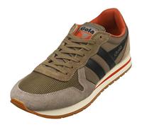 Tênis Gola Daytona Pour Hommes - Textil Et Suédine, Kaki/Noir - 43