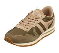 Téniss Gola Daytona Chute Femme - Textile Et Suédé Kaki - 37