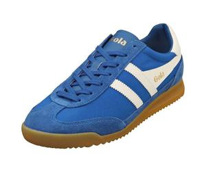 Téniss Gola Tornado Pour Hommes - Cuir Et Textile, Saphir Écru - 43