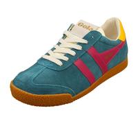 Ténissées Gola Elan Pour Femmes - Suede En Rose Coquelicot - 38