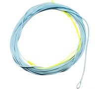 Tenkara Ligne de pêche à la mouche conique en PVC avec boucles soudées, conçue pour une utilisation facile, faible étirement et capacité de flottaison dans plusieurs conditions d'eau (bleu)