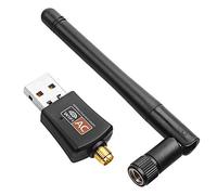 Tenlacum Adaptateur USB WiFi 600Mbps Carte réseau sans Fil Dongle 2.4GHz / 5.0GHz Ethernet 802.11AC avec antenne pour Ordinateur Portable Tablet PC Smart Phone