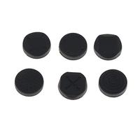Tenlacum Lot de 6 capuchons de pouce en silicone compatibles avec Playstation PS Vita PSV1000 2000 Noir