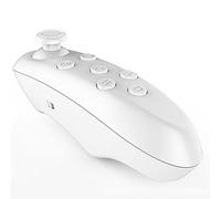Tenlacum Universal Sans fil Bluetooth 3.0 Gamepad Télécommande Pour VR 3D Glasses Réalité Virtuelle Casque PC Smartphones Compatible avec le système Android (blanc)
