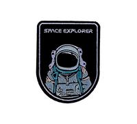 TENNER.LONDON Écusson brodé Astronaute Space Explorers à repasser ou à coudre sur l'agence spatiale de la Nasa