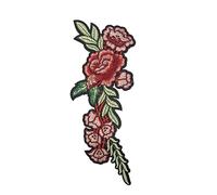 TENNER.LONDON Lot de 2 écussons brodés à thermocoller ou à coudre Motif floral