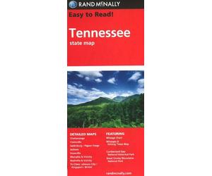 Tennessee, carte facile à lire | Rand McNally