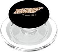 Tennessee Carte Léopard Léo État du Tennessee PopSockets PopGrip pour MagSafe