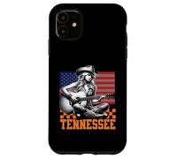 Tennessee Cowgirl Nashville Country Music Fan Guitar US Flag Coque pour iPhone 11