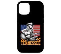 Tennessee Cowgirl Nashville Country Music Fan Guitar US Flag Coque pour iPhone 12/12 Pro